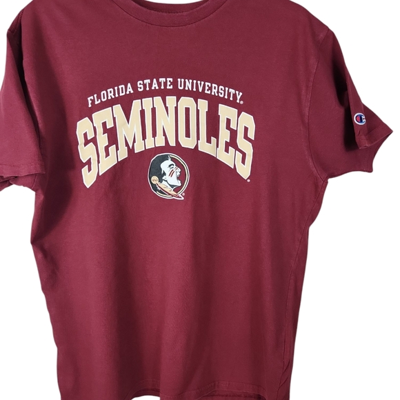 Champion Tops - Champion, Woman's Seminoles Tee, in Great Condition, no Pulls,or Spots, Sz L